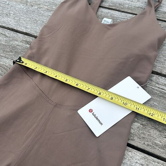 Lululemon Align Bodysuit 6" TAUPETASTIC size 2‎ NWT ONE PIECE - Picture 3 of 7